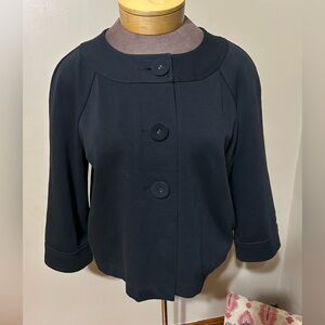 Hanna Andersson Button Up Swing Jacket Cardigan Top Preppy Casual L